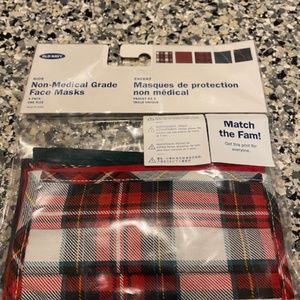 Plaid 5 Non Medical Masks Grade Masks for Kids